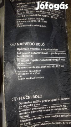 Eladó kocsi napvédő roló újszerű