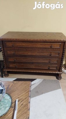 Eladó koloniál fiókos szekrény