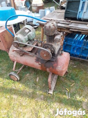 Eladó kompreszor, kéthengeres kompreszor