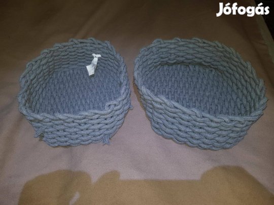 Eladó kötött tároló kosár rendező ( 2db )