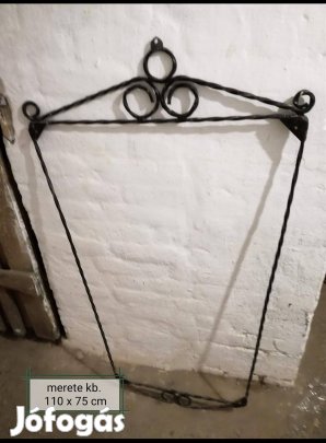 Eladó kovácsotvas keret, tükör keret, palkát keret