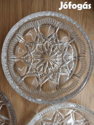 Eladó kristálytányérok