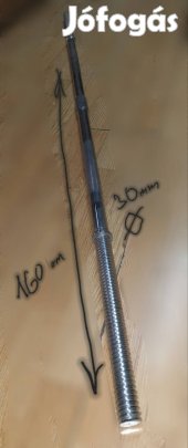 Elado krómozott kétkezes egyenes súlyzórúd