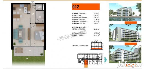 Eladó lakás, Siófok Ezüstpart, 105600000 Ft, 54 nm 36167_v