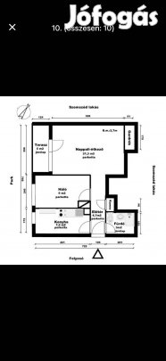Eladó másfél szobás lakás