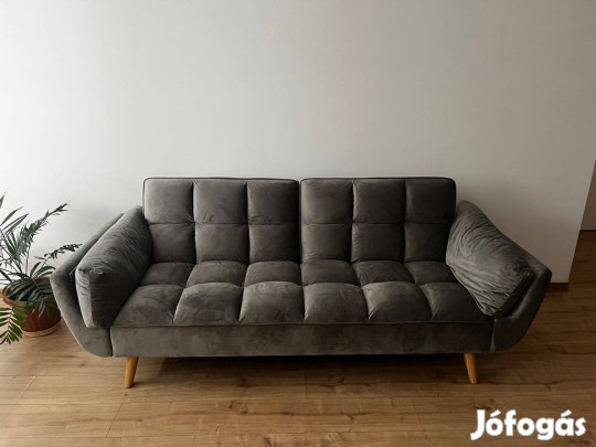 Eladó megkímélt, szürke kanapéágy - Újszerű állapotban