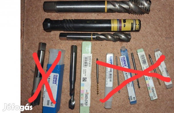 Eladó megmaradt menetfúrók egyben