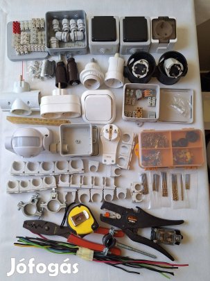 Eladó megmaradt villamossági cuccok