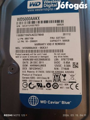 Eladó mervelemezek! 500gb stb..