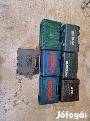 Eladó metabo,bosch dobozok