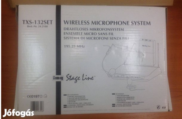 Eladó mikrofon szett, Stageline Txs-130 Set!