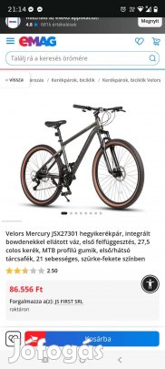 Eladó mountain bike uj bicikli