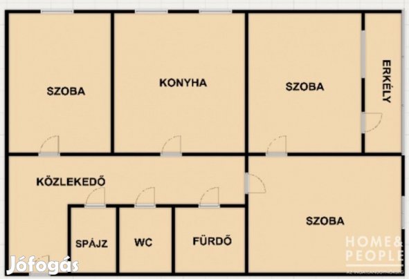 Eladó nagy földszinti tégla lakás Hódmezővásárhely-Belvárosában!