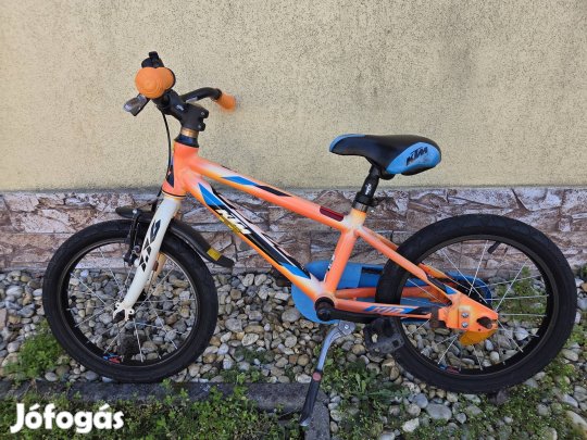 Eladó nagyon szép 16 os méretű Ktm gyerek kerékpár! 
