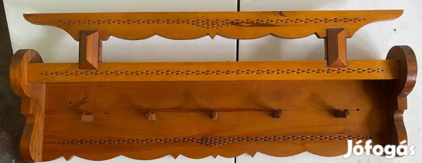 Eladó népi jellegű fali pohár, tányér tartó!!!