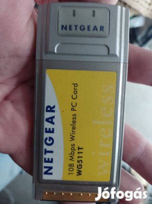 Eladó netgear 108 mbps wireless pc card wg511t Zalaegerszegen