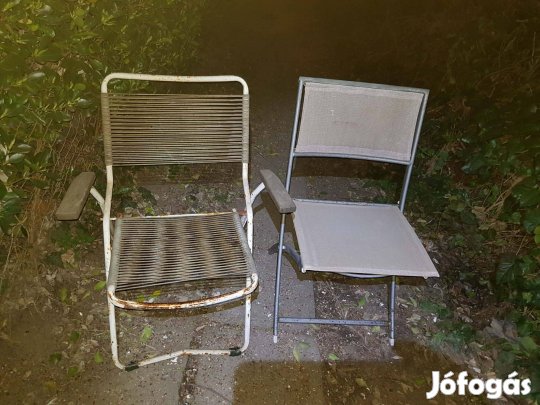 Eladó összecsukható retro kerti szék