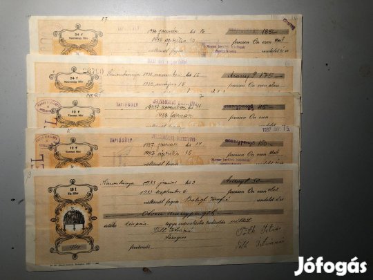 Eladó öt darab váltó