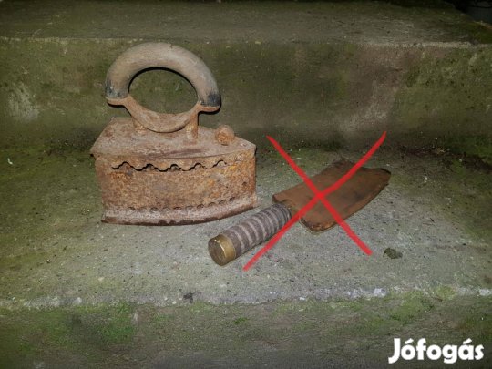 Eladó parazsas vasaló