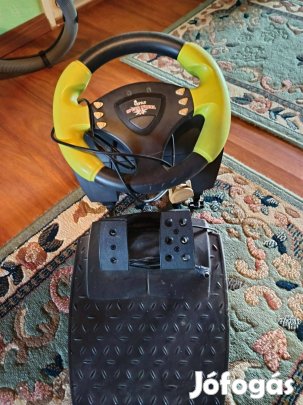 Eladó pc autós kormány+pedál