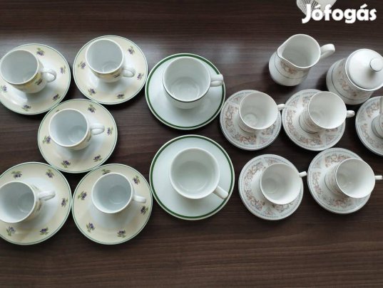 Eladó porcelán kávés csészék