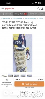 Eladó pót haj! Nagyon olcsón