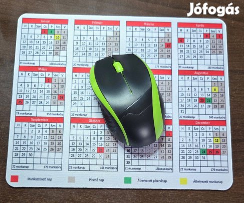 Eladó praktikus 2026-os naptáras egérpad