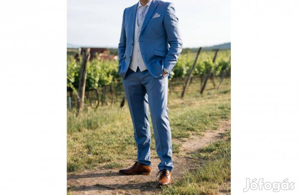 Eladó prémium Digel esküvői gyapjú öltöny