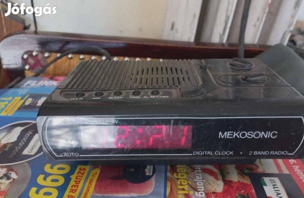 Eladó régi Mecosonic rádiós ébresztő óra