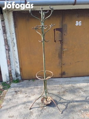 Eladó régi álló vas esernyő tartós fogas