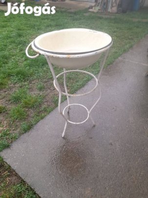 Eladó régi lavortartó, lavortartó lavorral