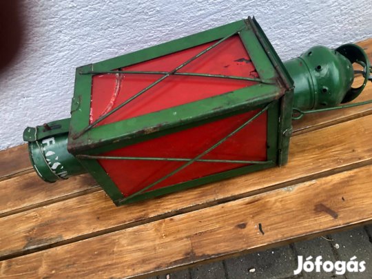 Eladó régi útzárjelző lámpa