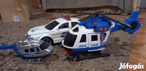 Eladó renőrautók helikopterrel