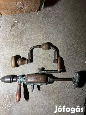 Eladó retro antik kézifúró