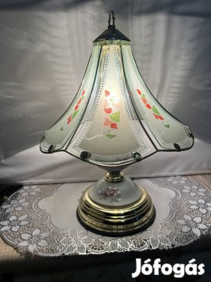 Eladó retró asztali lámpa érintésre kapcsol 3 féle erösségre!