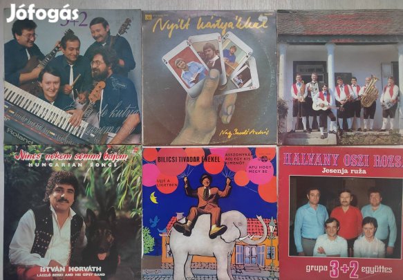 Eladó retró bakelit lemezek