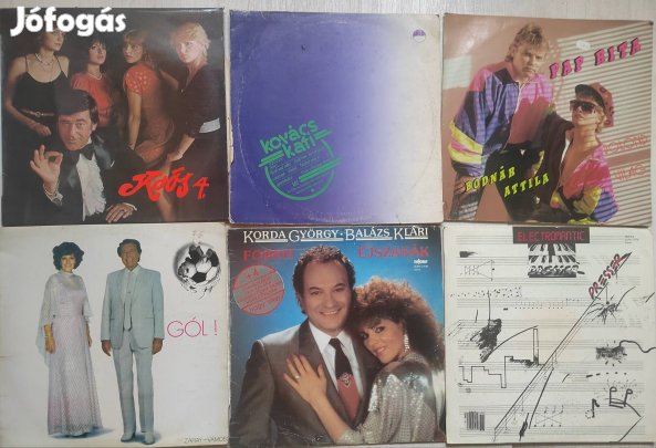 Eladó retró bakelit lemezek