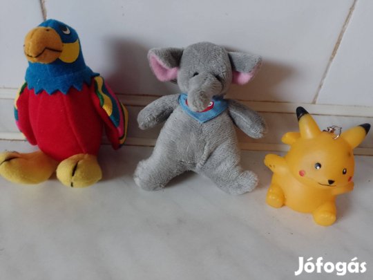 Eladó retro plüss figurák bábuk kulcstartó Zalaegerszegen