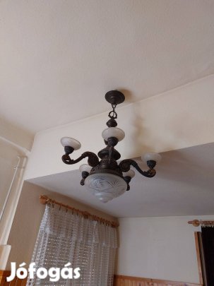 Eladó réz antik étkező csillár