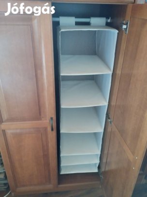 Eladó ruhásszekrény tárolópolc összecsukható