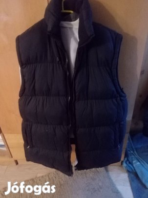 Eladó sötétkék, steppelt mellény ujszerű allapotban