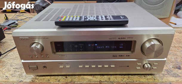 Eladó szép állapotú Denon AVR-3803 nagyvas pezsgő színben, távval