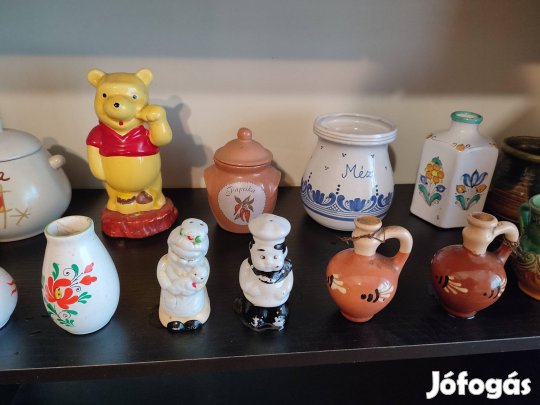 Eladó szép állapotú kerámia és porcelán dísztárgyak