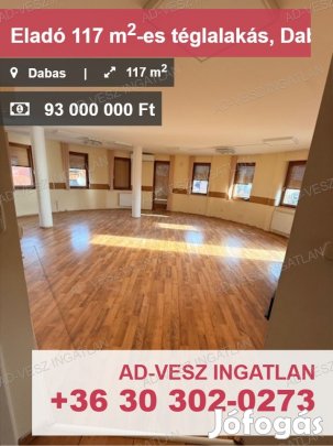 Eladó téglalakás, Dabas