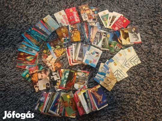 Eladó telefonkártya gyűjtemény