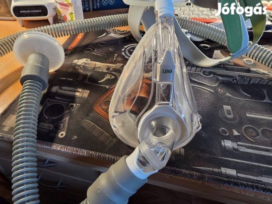 Eladó,teljesen új állapotú Lena Full arcmaszk+gégecső,szürő