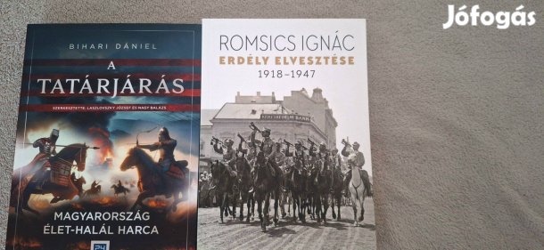 Eladó történelmi könyvek