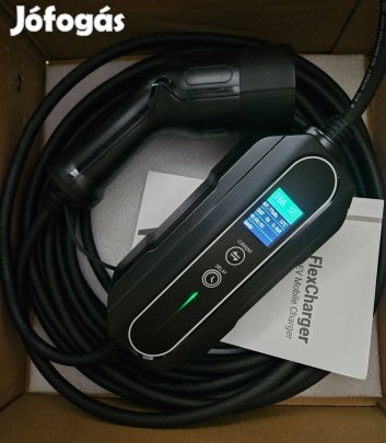 Eladó új 10m EVSE EV töltő Type 2 1 fázis (3, 6kw) 6-16A EU dugó elekt