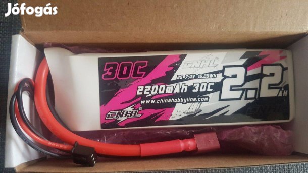 Eladó új 2200mAh Cnhl 3S 11.1V 30C Lipo Battery T Plug