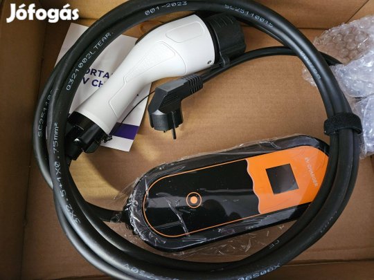 Eladó új 3,5m EVSE EV töltő Type 1 1 fázis (3,6kw) 8-16A EU dugó